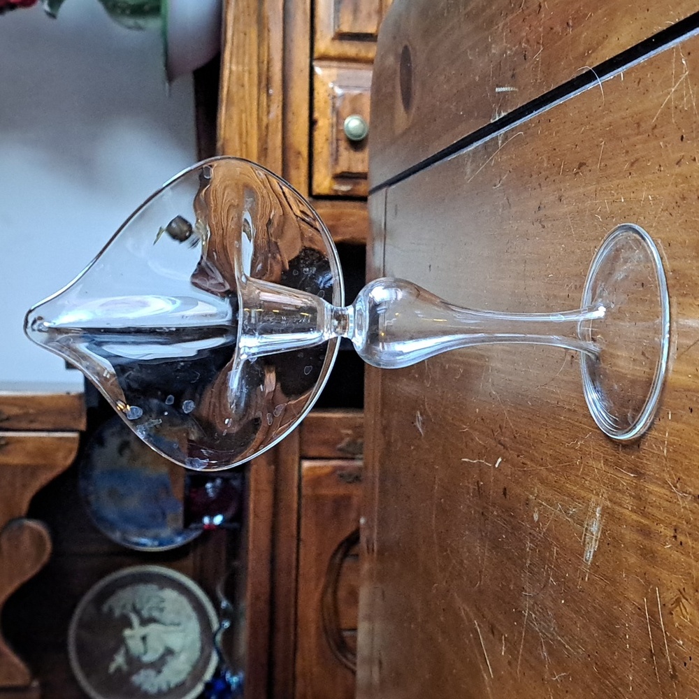 Clear Glass JIP Candlestick Holder